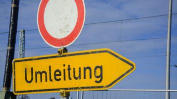 Umleitung Absperrung Strassenabsperrung