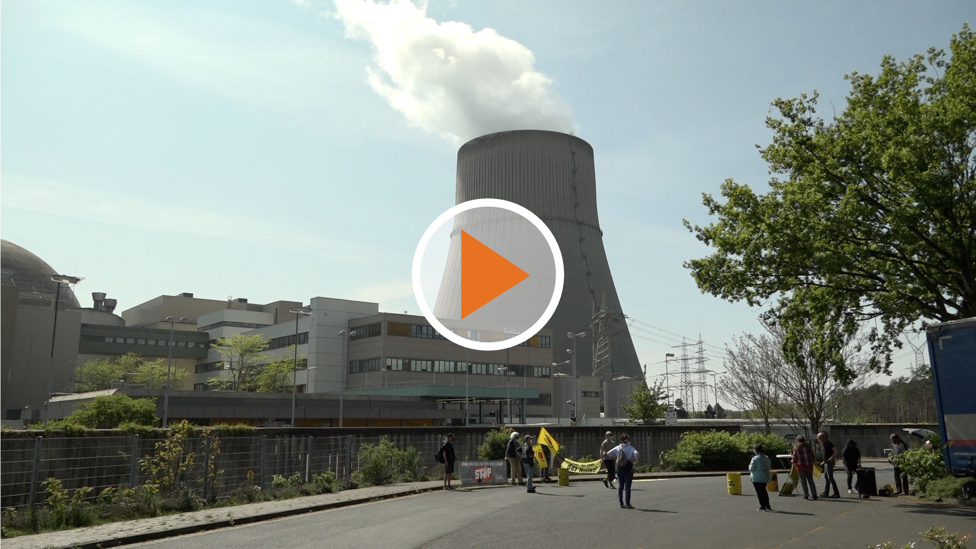 Screen_Demonstration gegen Atomkraftwerk