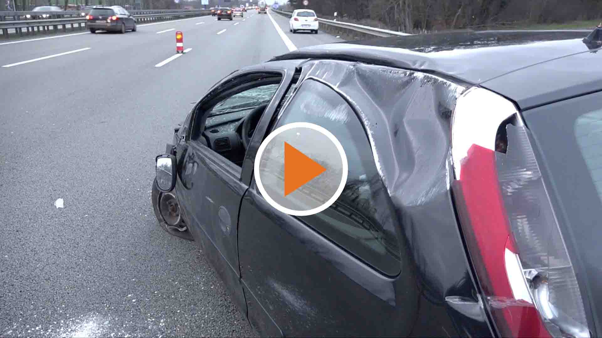 Screen_schwerer Unfall auf der A1