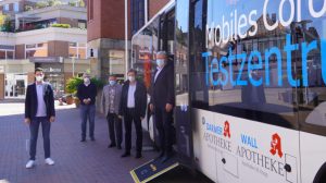 Mobiles Schnelltestzentrum Screen