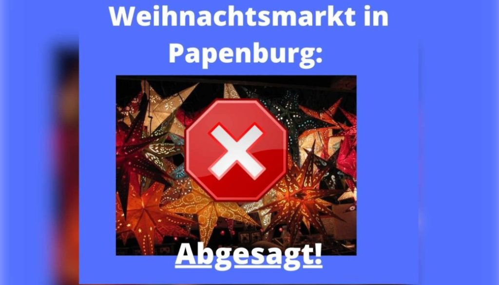 211126_Screen_Weihnachtsmarkt Papenburg abgesagt