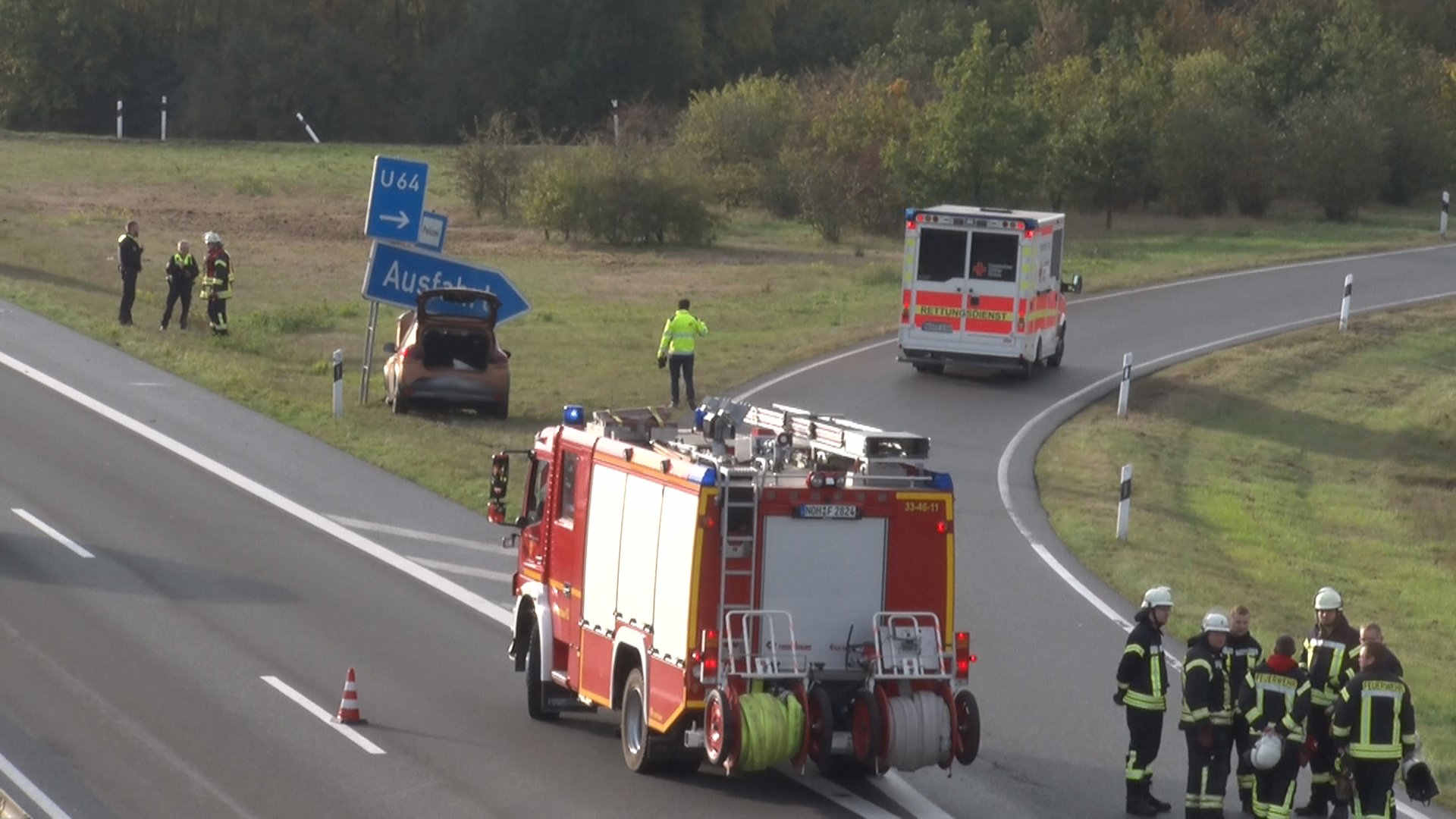 20221017_Screen_Kleinwagen verunglueckt auf A 31