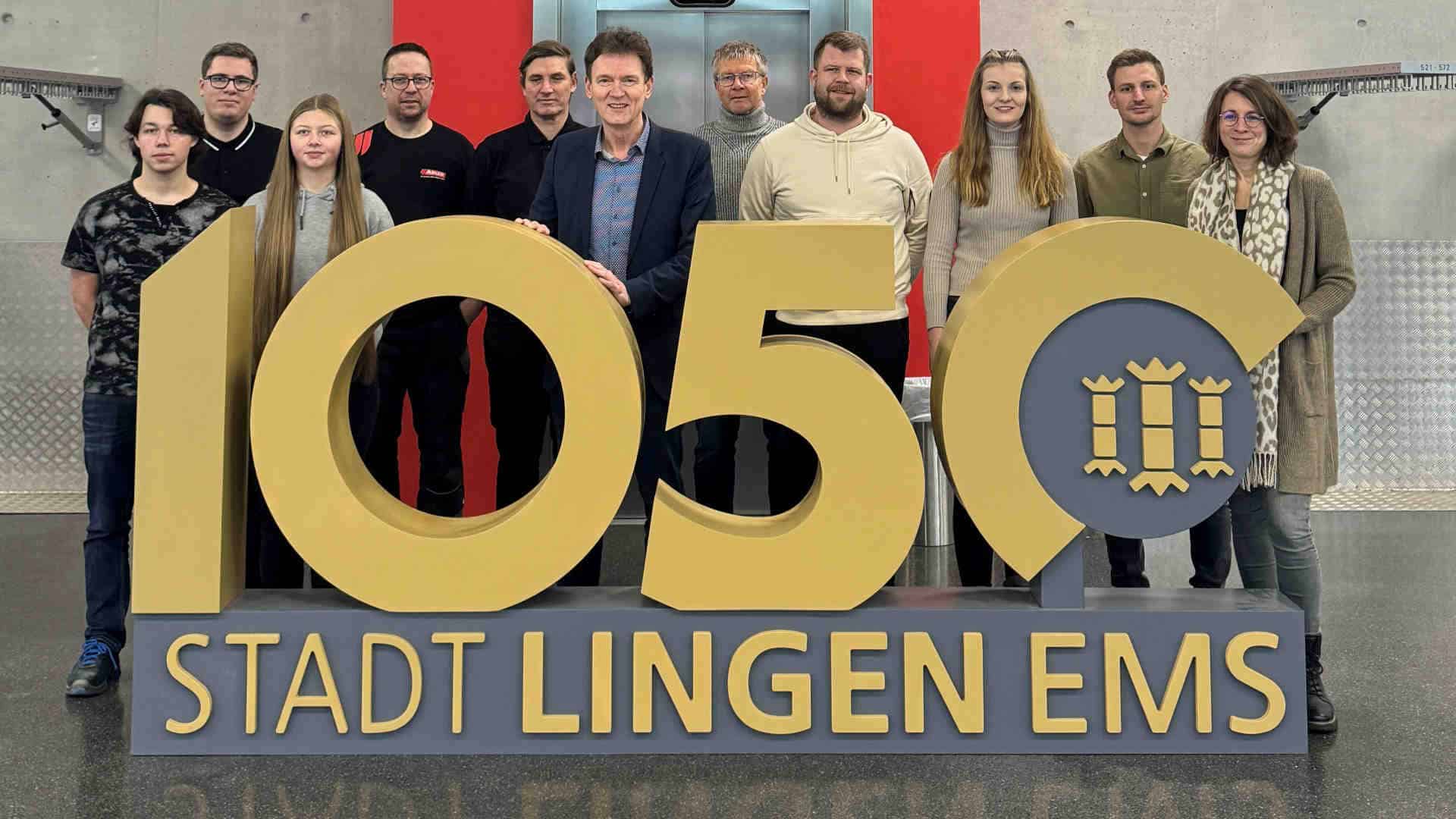 250110_Jubilaeumsaufsteller zieren Lingen Ortseingaenge_1