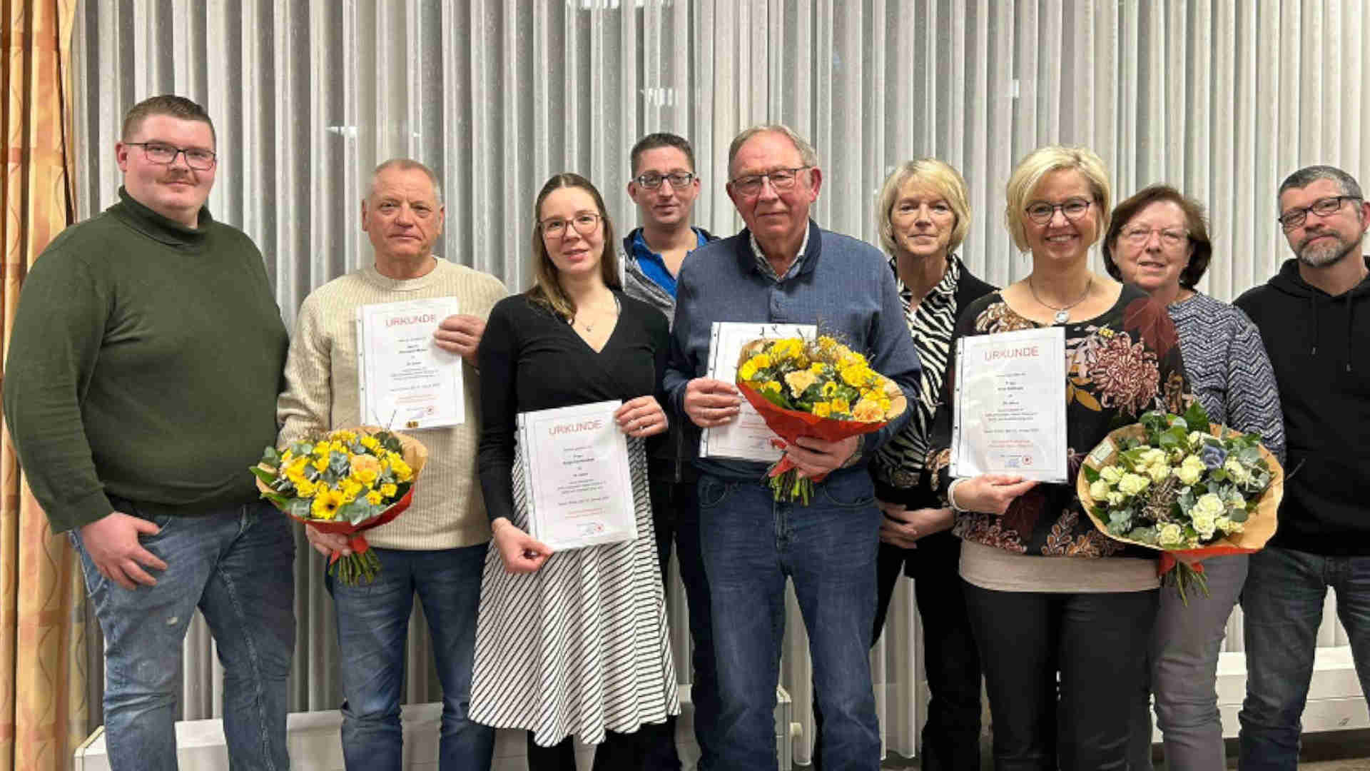 250130_DRK Haren ehrt langjaehrige Mitglieder