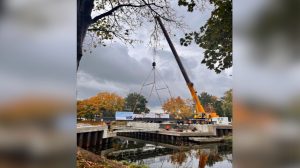 2025-11-05 Neue Geh- und Radwegbrücke in Haren eingehoben