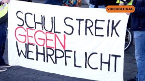 Schulstreik gegn Wehrpflicht