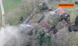 BL Scheunenbrand Geeste Asbestgefahr