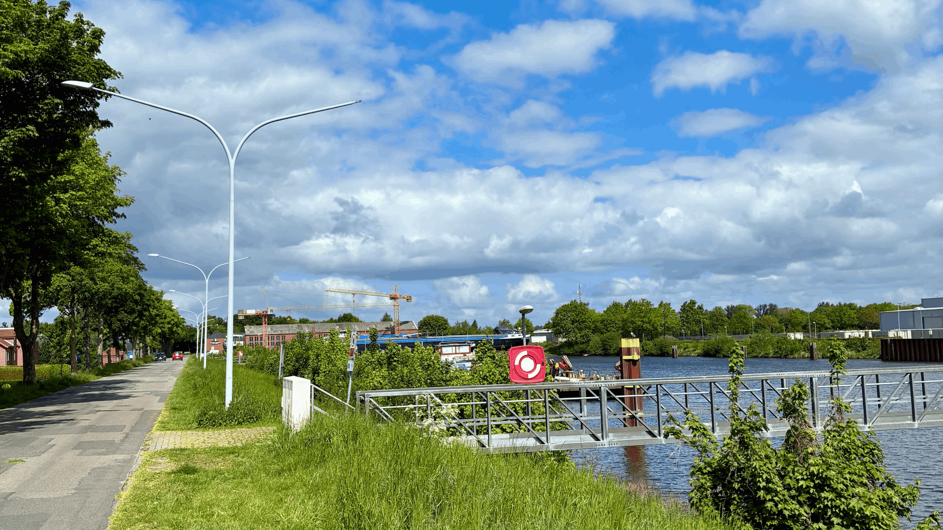 Neuer Hafen_ Baubeginn und Sperrung