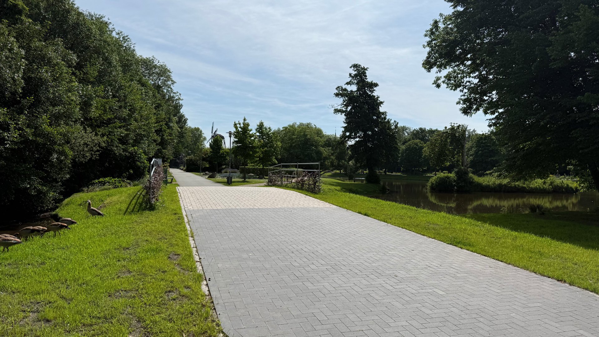 Neuer Durchlass im Papenburger Stadtpark