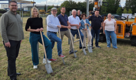 Baustart PV-Anlage