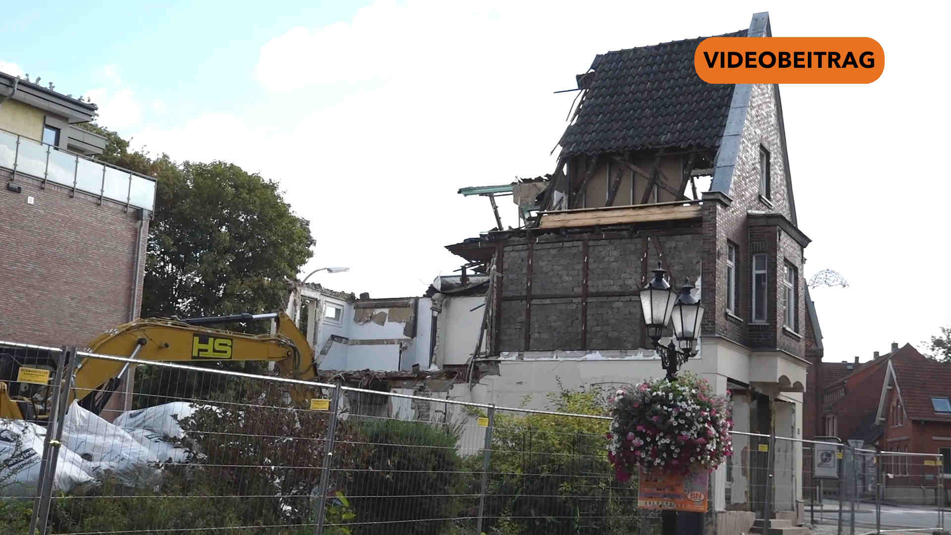 260909_Screen_Bauarbeiten in der Burgstrasse gestartet