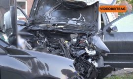 Vier Verletzte bei Verkehrsunfall