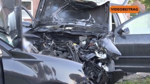 Vier Verletzte bei Verkehrsunfall