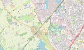 261012_Rheiderlandstrasse halbseitig gesperrt_c-Open Street Map