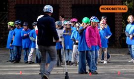 Grundschüler meistern Mobility Games