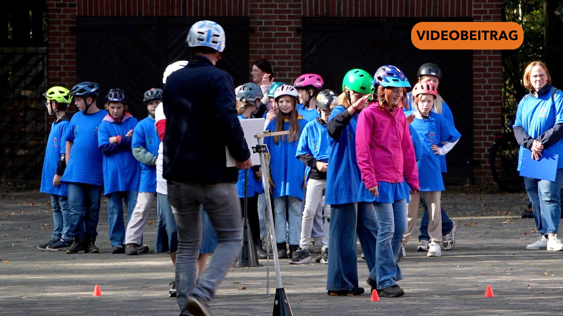 Grundschüler meistern Mobility Games