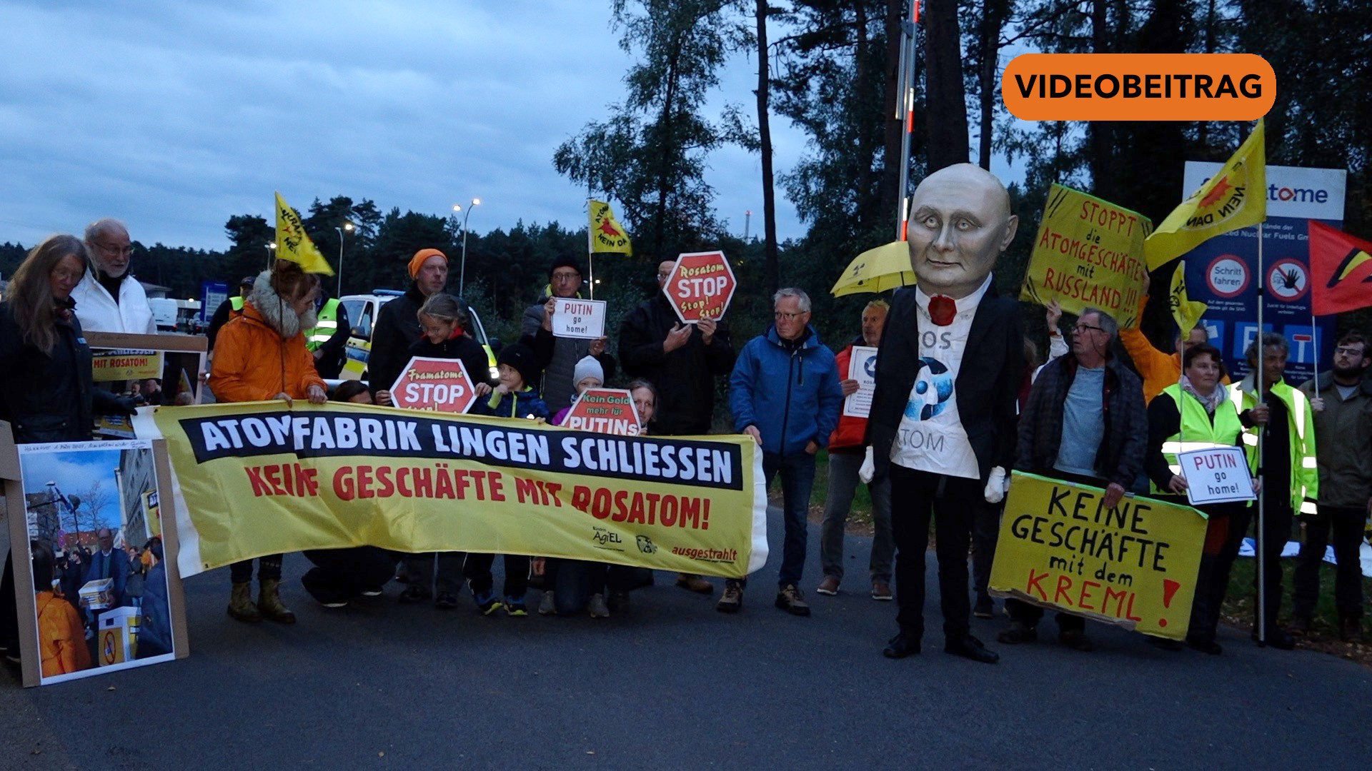 Mahnwache Brennelementefabrik