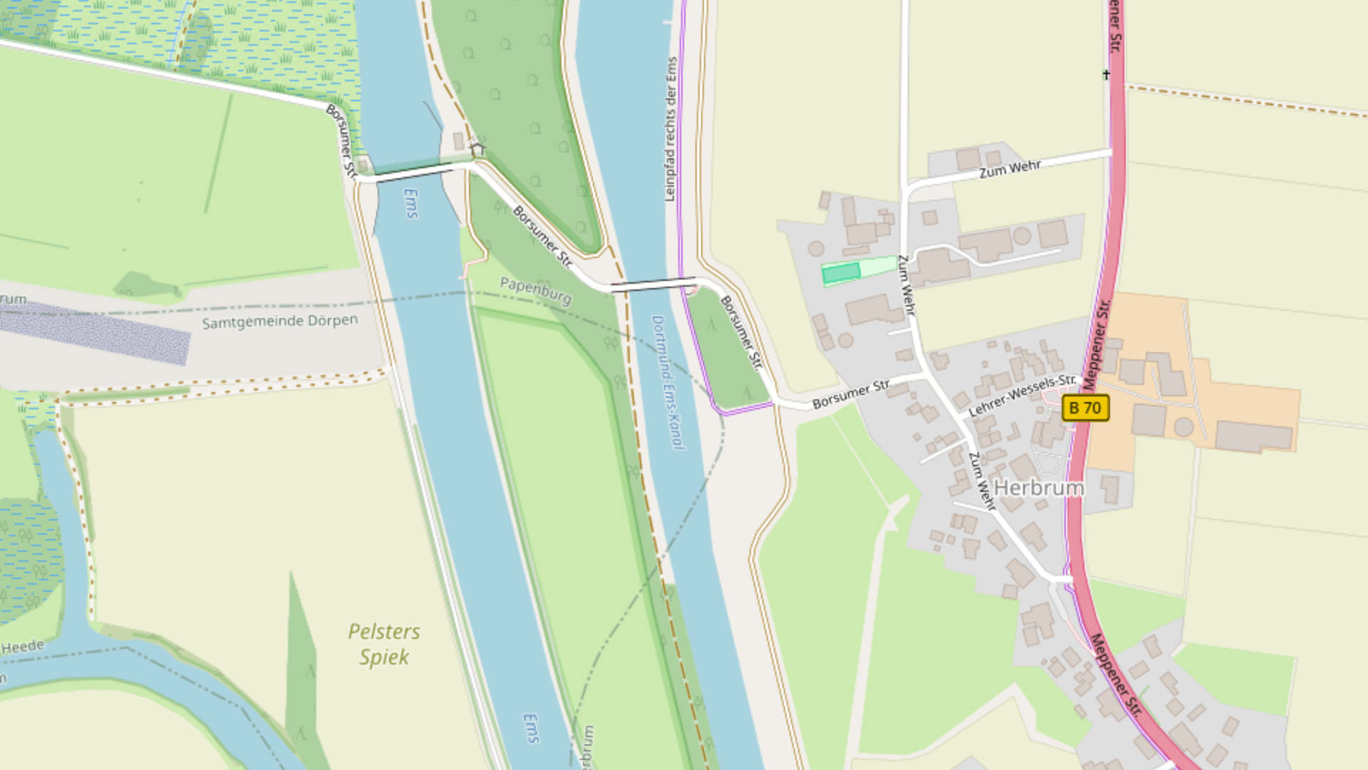 Symbolbild_Herbrum_Kartenausschnitt_c-Open Street Map